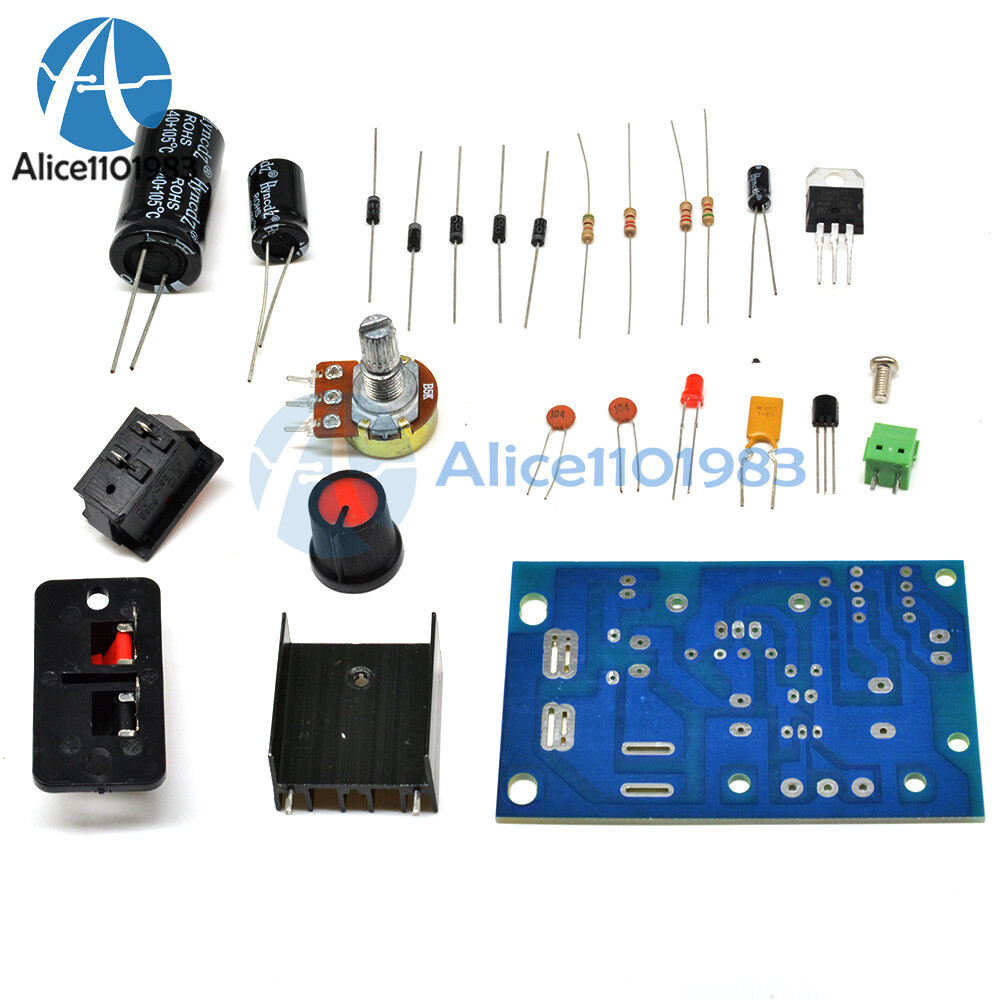 LM317 Step-down DC 5V-35V to 1.25V-30V DIY Kits AC/DC Power Supply Module