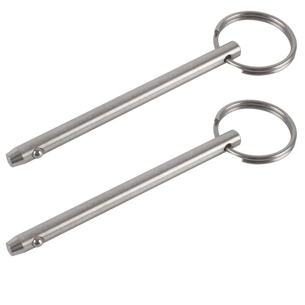 4 Pack Quick Release Pin, Diameter 1/4″6.3mm, Overall Length 3.75″95mm, Usabl…