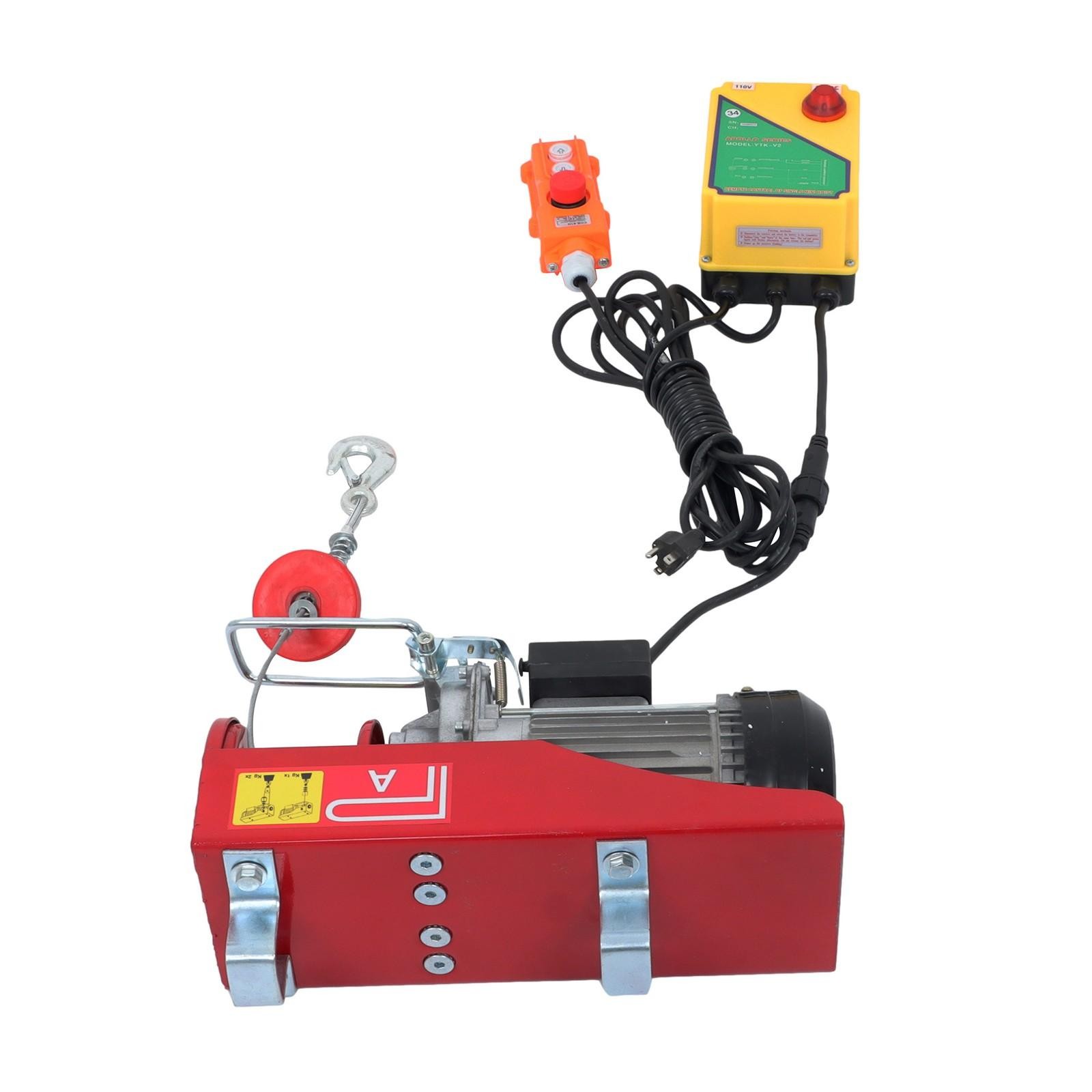 1320lbs Electric Hoist w/ Wireless & Wired Dual Control 40ft/20ft Lifting Height