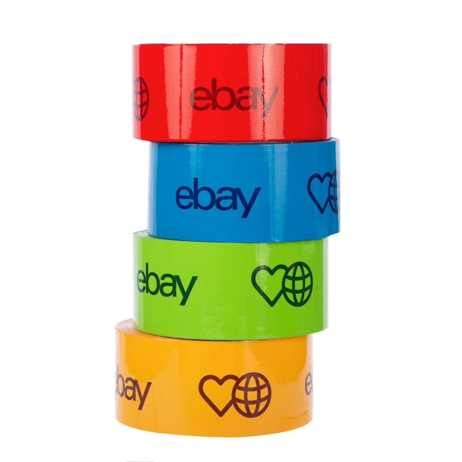 One Roll 2″ x 75 yds Official eBay Branded Shipping Packing Package Carton Tape
