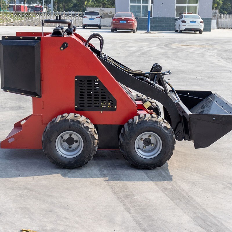 Wheel Mini Skid Steer Loader Stand On 13.5HP b&s Engine 320kg pick up