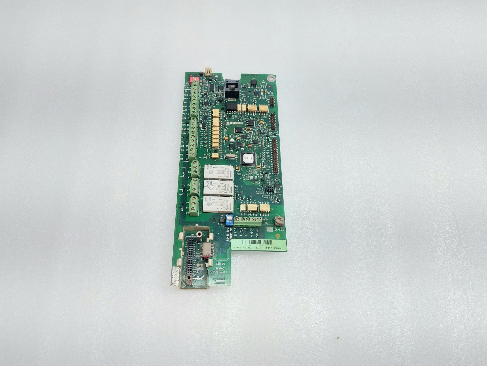ABB smio-01c Rev: M CPU Motherboard 68500320 e