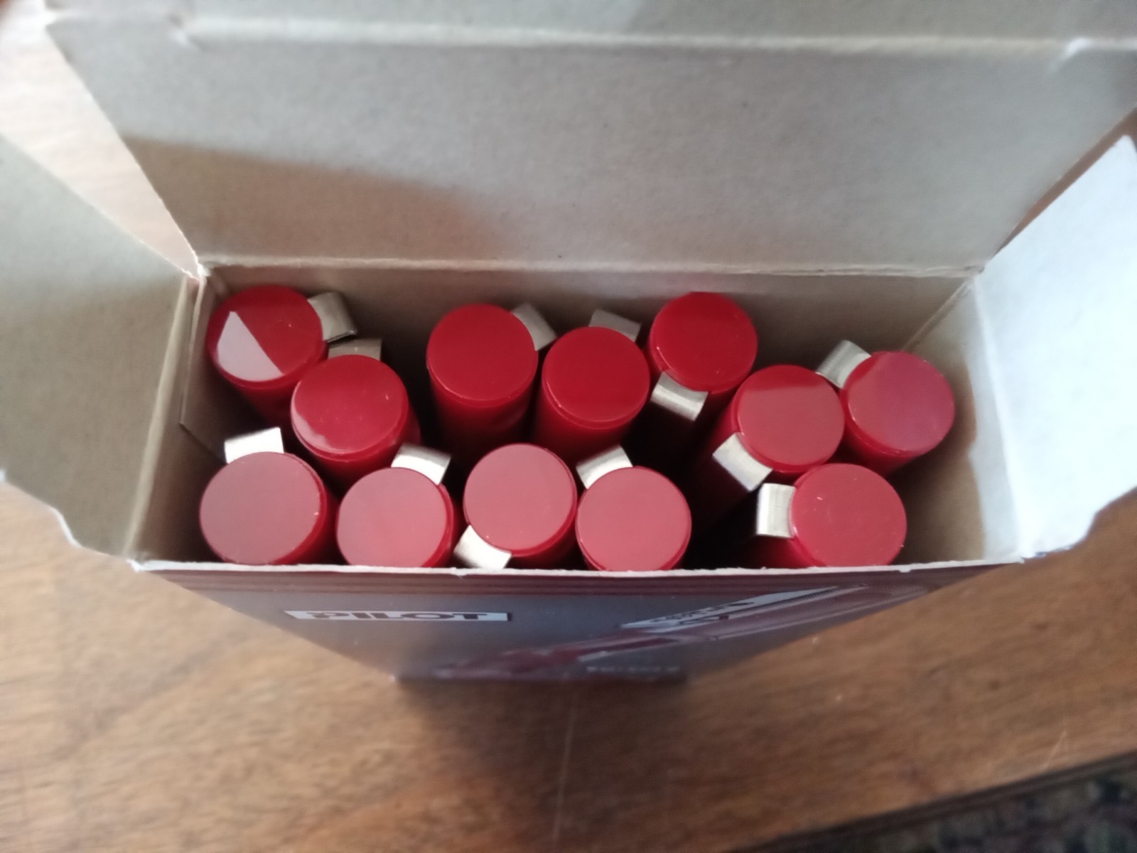 pilot precise red pens, extra fine X 12