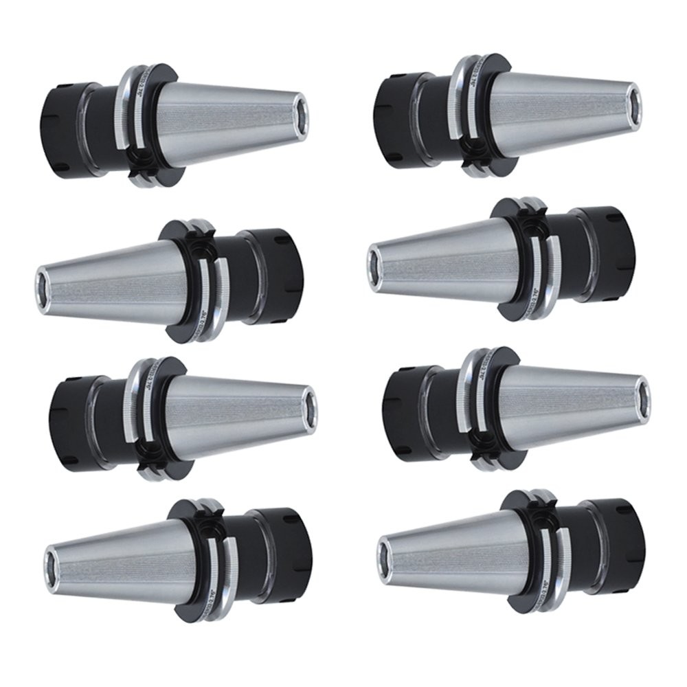 8PCS 2.76″ CAT40-ER32 COLLET CHUCK-8 CHUCKS Balanced G2.5/25000RPM