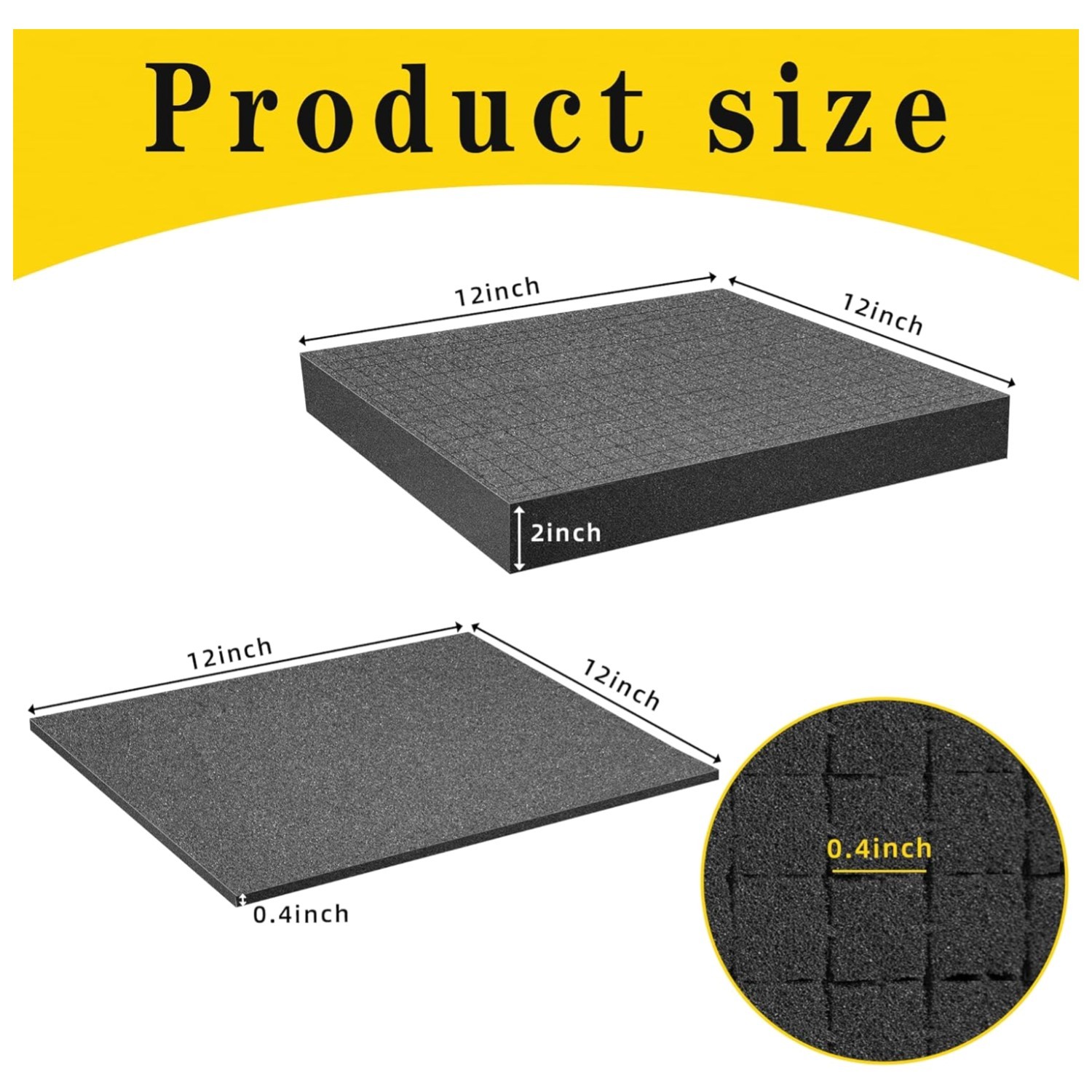 Foam Pick and Pluck Inserts – 4 Pcs