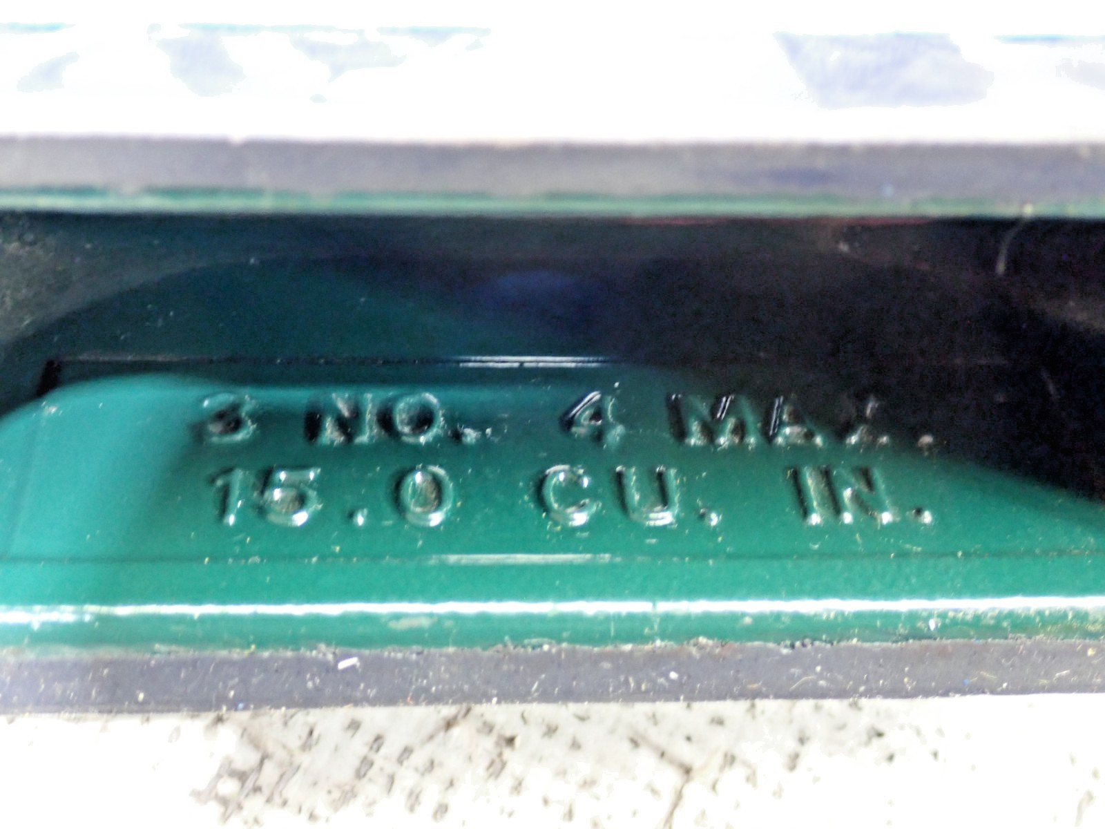 Appleton T Conduit Body form 8 380F Plasti Bond 3 NO 4 Max 15.0 CU IN