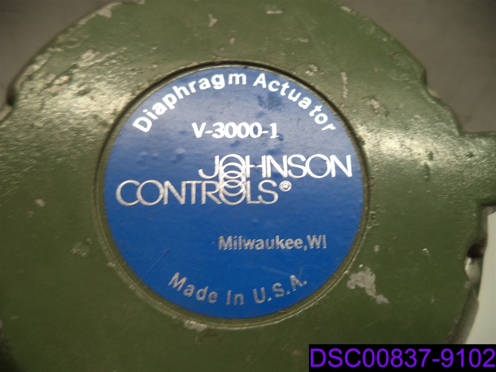 JOHNSON CONTROLS V-3000-1 DIAPHRAGM ACTUATOR