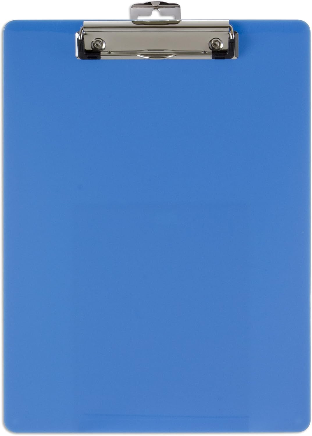 Recycled Plastic Clipboard, Holds 8.5 x 11 Sheets, Blue