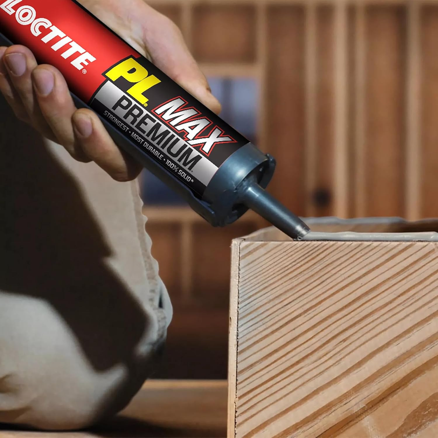 PL Premium Max Construction Adhesive, Versatile Construction Glue for Wood, Conc