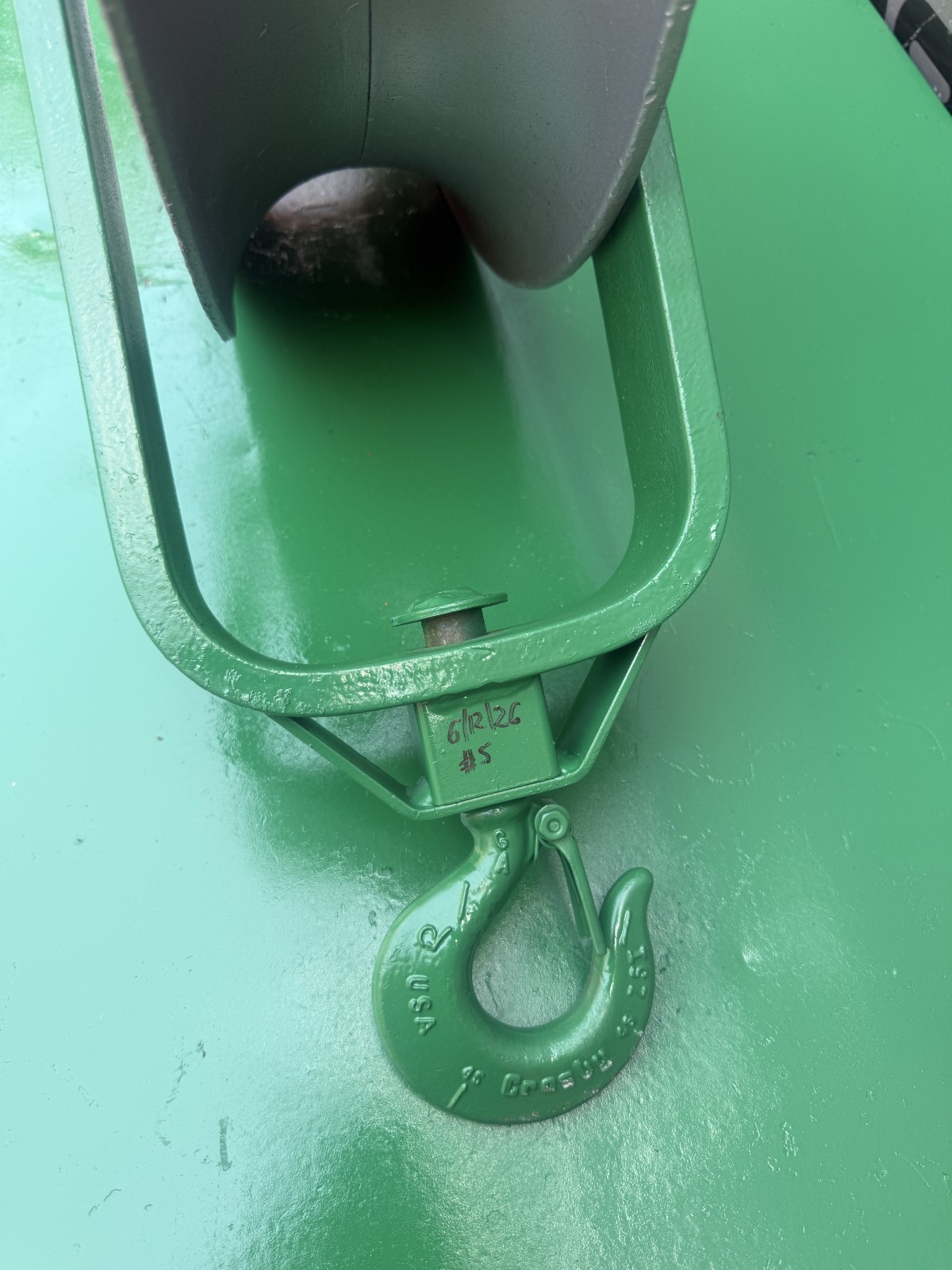 Greenlee 18 inch 4000lbs Sheave Cable Puller Tugger. Works Fine. 6/12 #5