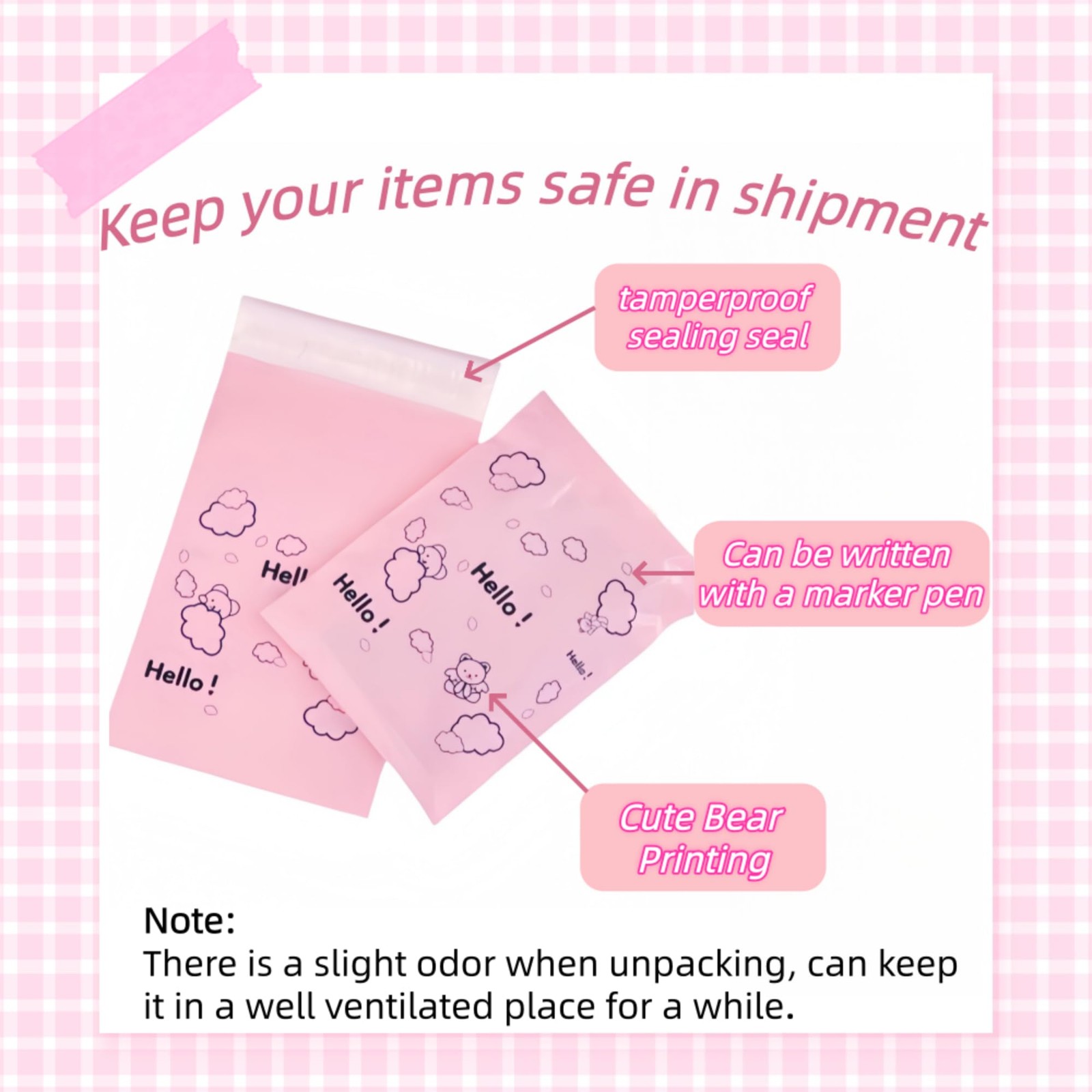 50 Pcs Small Poly Mailers Self Adhesive Shipping Envelope Mailer for Small Bu…