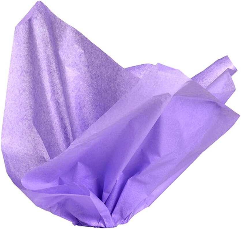 120 Tissue Paper Lilac 20 x 30″ Large Sheets Wrap Ships Flat