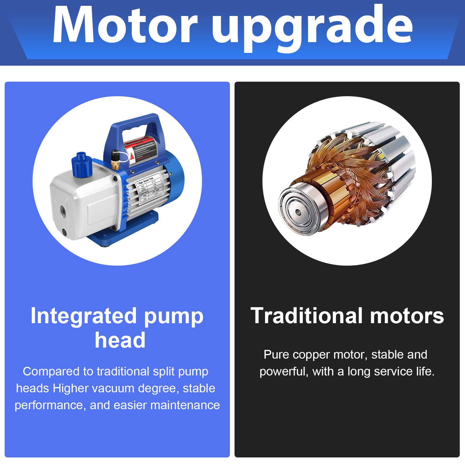Refrigeration Vacuum Pump Refrigeration Air Conditioning Pump Air 4CFM 1/3HP