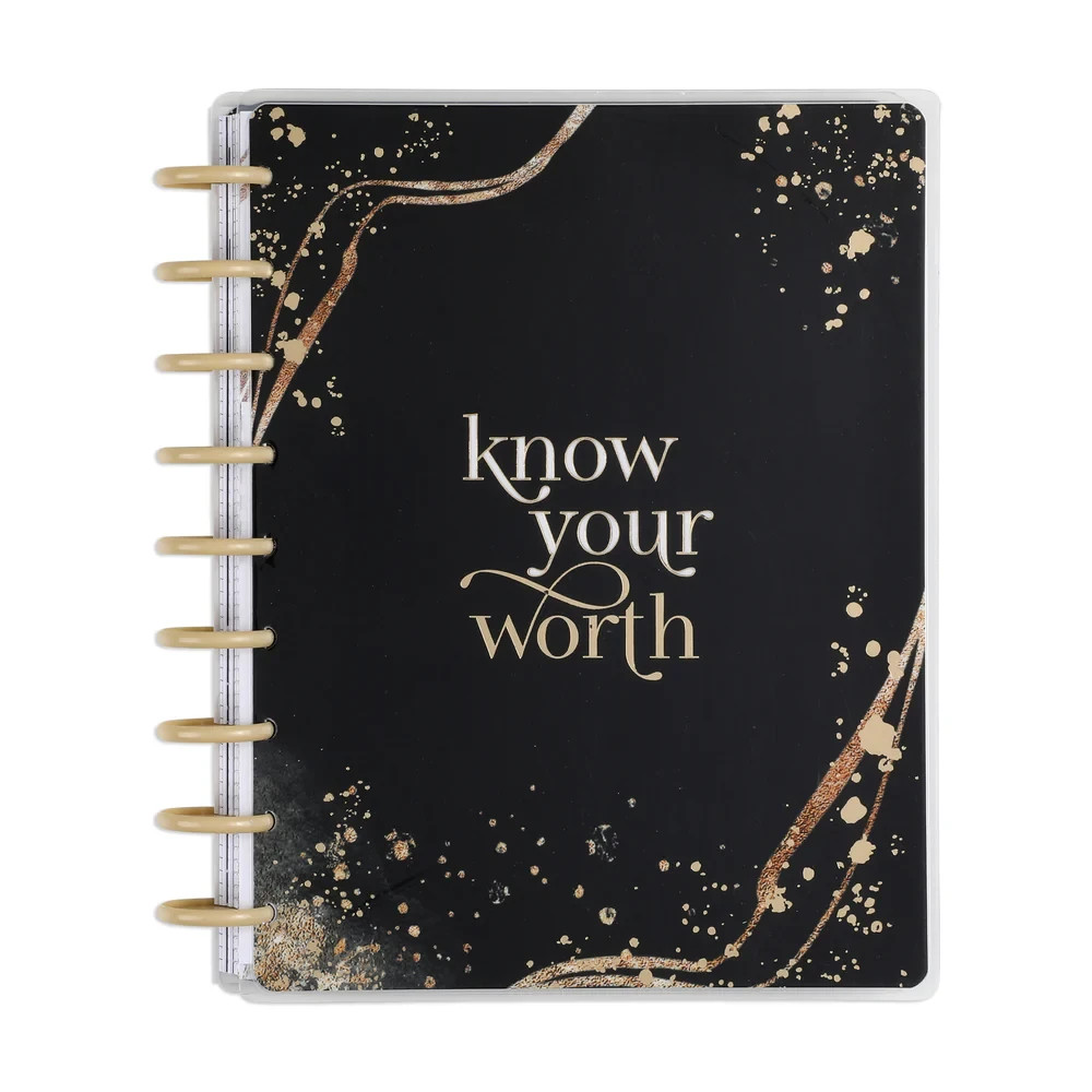 The Happy Planner Know Your Worth Budget Classic Planner, Undated 12 Month, New