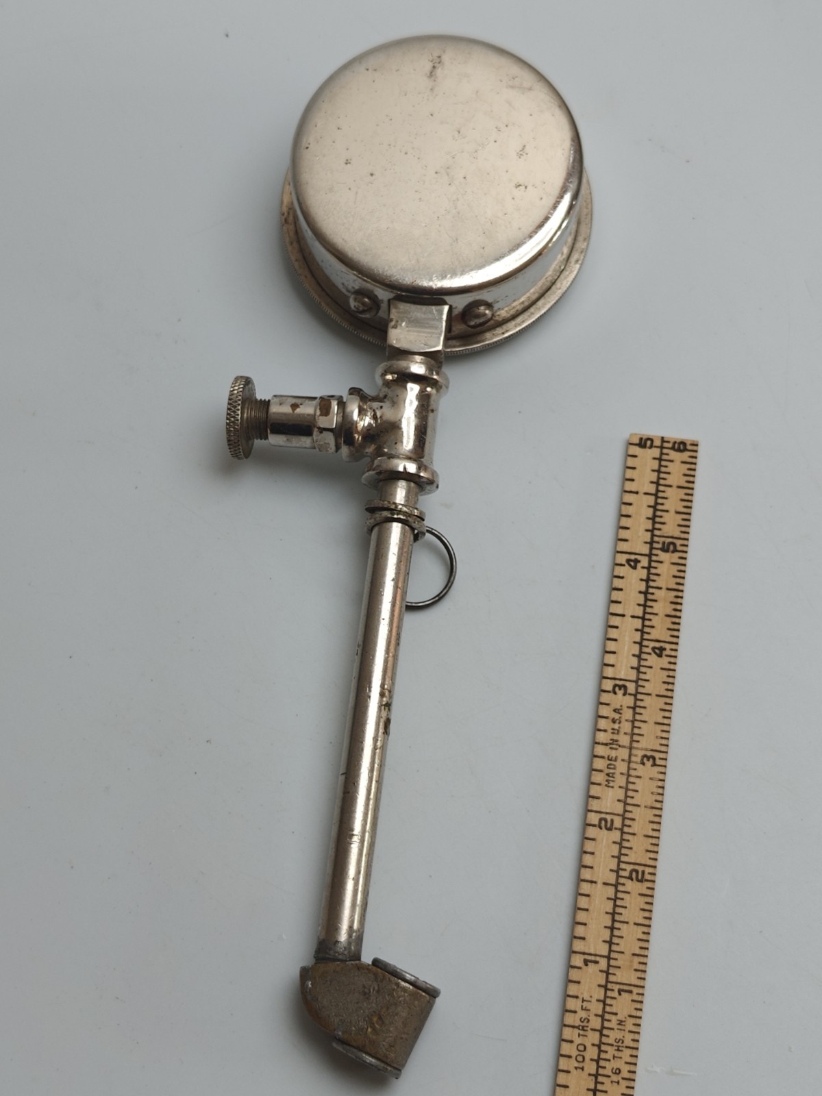 Ashcroft Carbonation Gauge 3″ Range: 0-110# Test Valve. Bridgeport Conn. U.S.A
