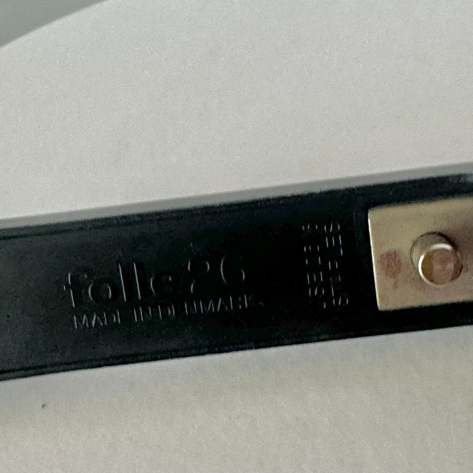 Vtg Folle 26 Desktop Stapler Heavy Duty Stainless Steel Denmark Black Office