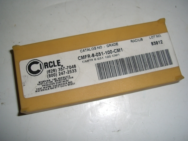 5 pcs CIRCLE MACHINE CMFR-8-031-100-CM1 Grooving Parting Carbide Inserts 59027