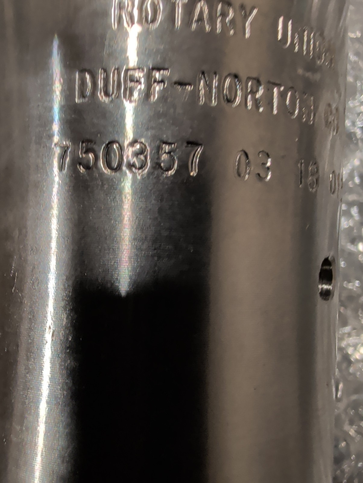 Rotary Union 750357C American Seller Illinois Stock Duff Norton Series 5000