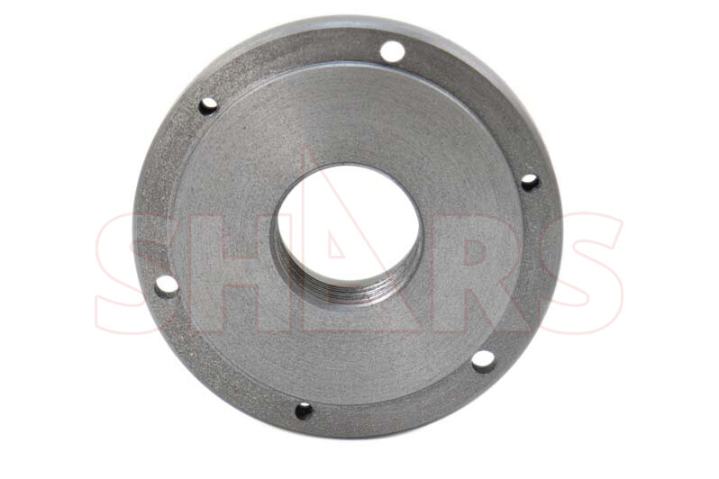 6″ Fully Machined Threaded Back Plate 2-1/4-8 For 3 or 4 Jaw Self Center Chuck #
