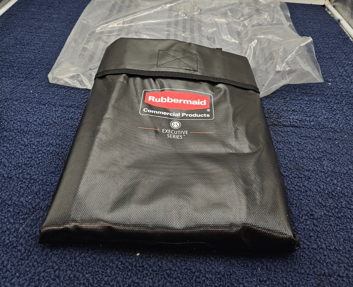 Rubbermaid Commercial Mesh Cart Bag 1966889 Open Side Load EXECUTIVE SERIES