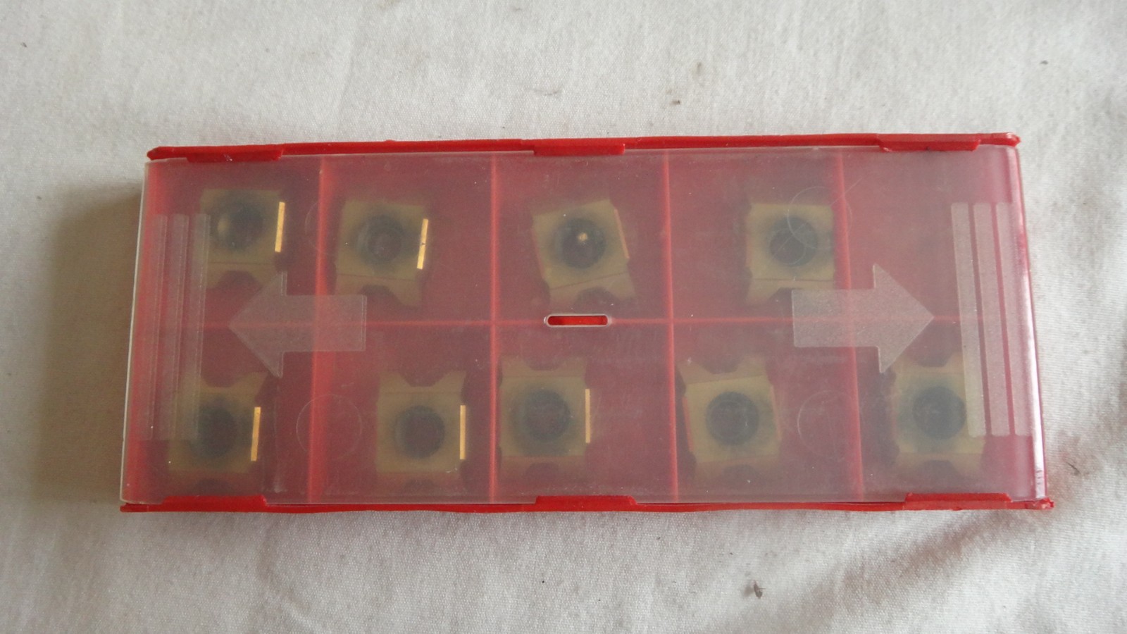 Scandinavian Tool 20X V60 K20C Quad Thread Carbide Threading Inserts. 9 Pcs