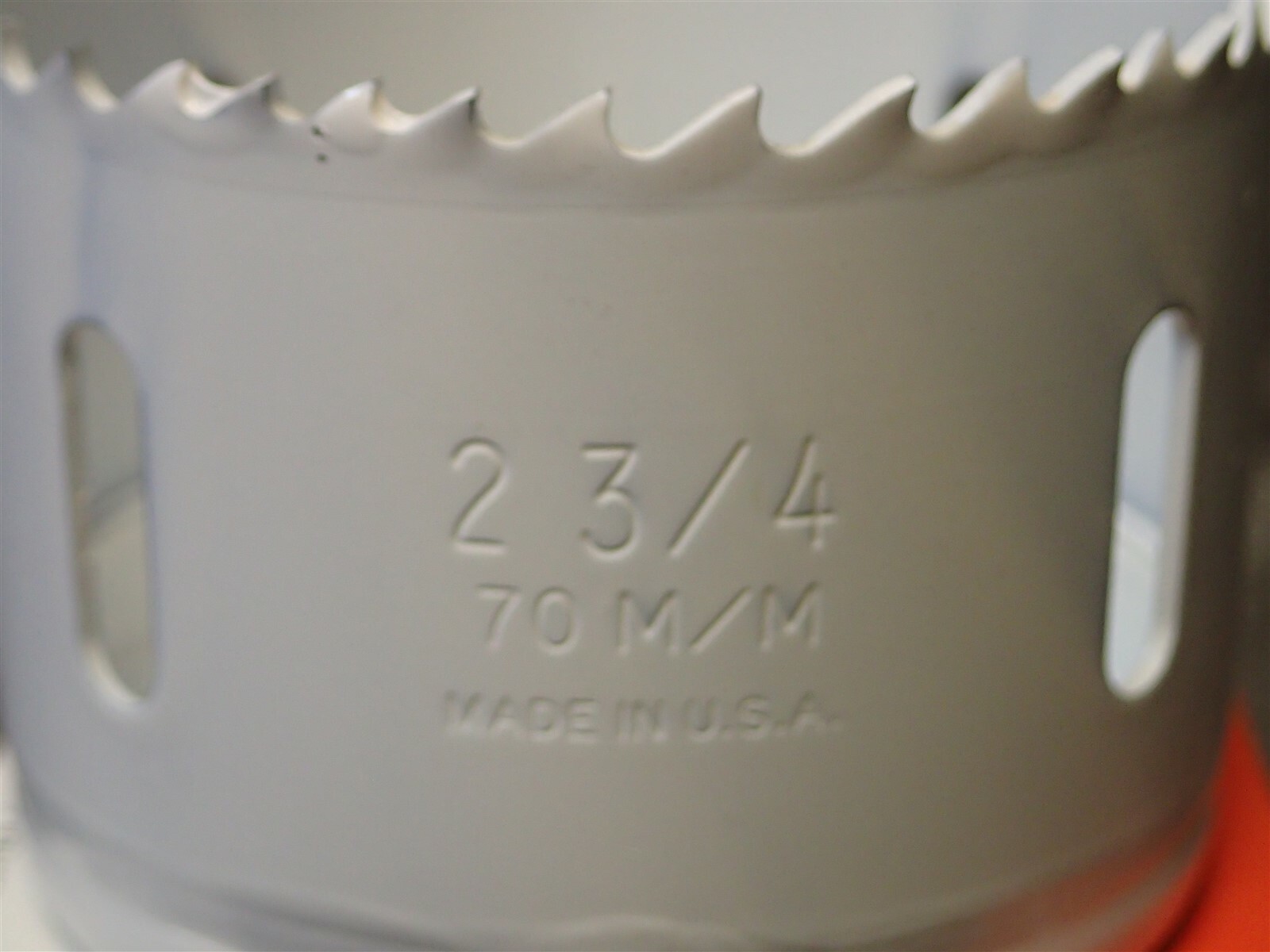 #44 Marvel Armstrong Blum 2-3/4″ Hole Saw, 2″ Cutting Depth, HSS Tooth Edge 4/6M