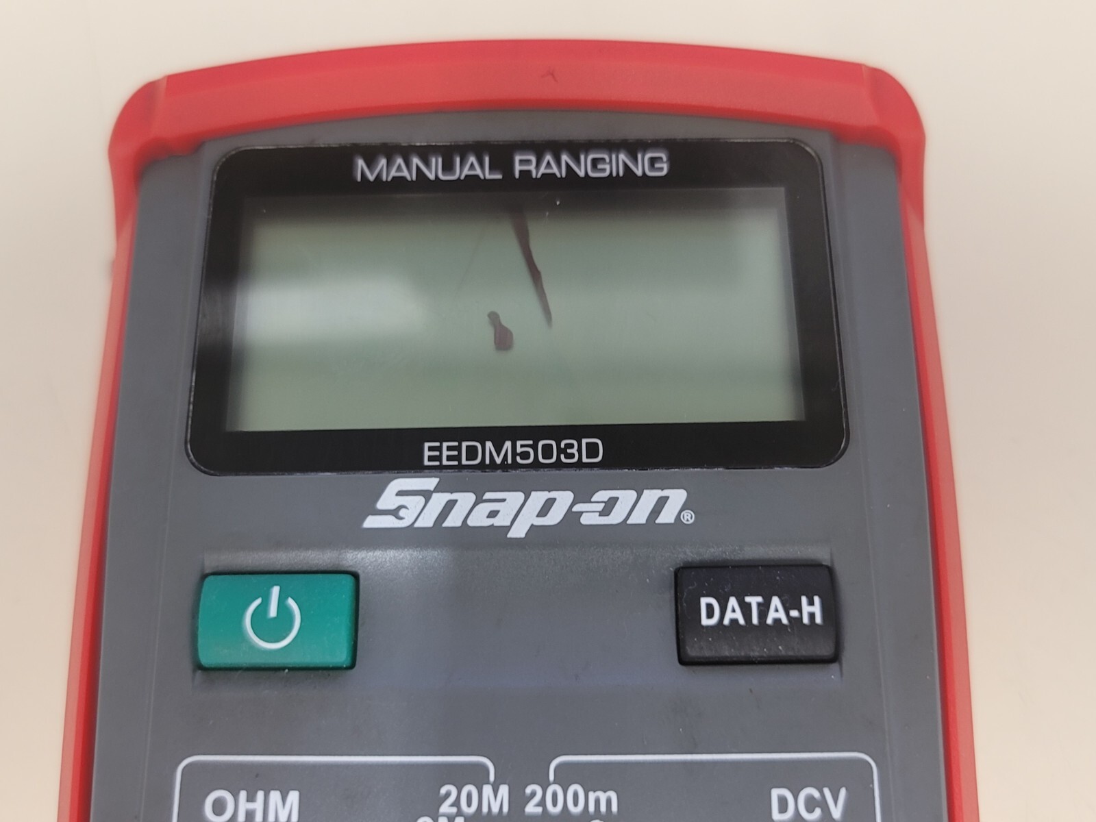 Snap-On EEDM503D Manual Ranging Digital Multimeter parts or repair T5