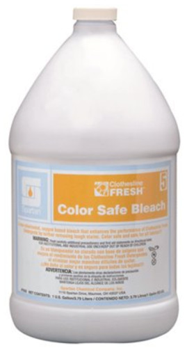 Spartan Color Safe Bleach 1 Gal 4/Case Commercial Laundry Supply 700504