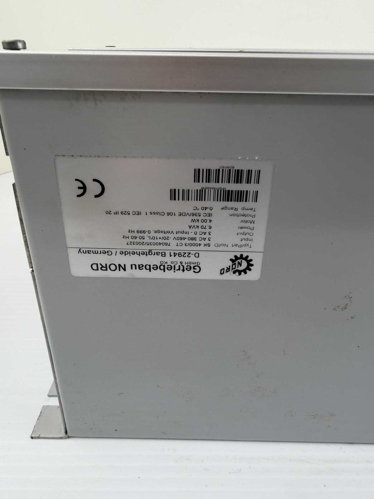 Nord SK4000/3 CT AC Vector Inverter 3 AC 380-460V 6.70 KVA
