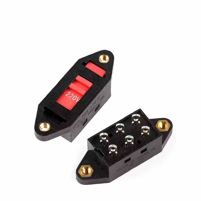 Voltage Selector Slide Switch AC 110V-220V / 115V-220V / 115V-230V 3 Pin 6 Pin