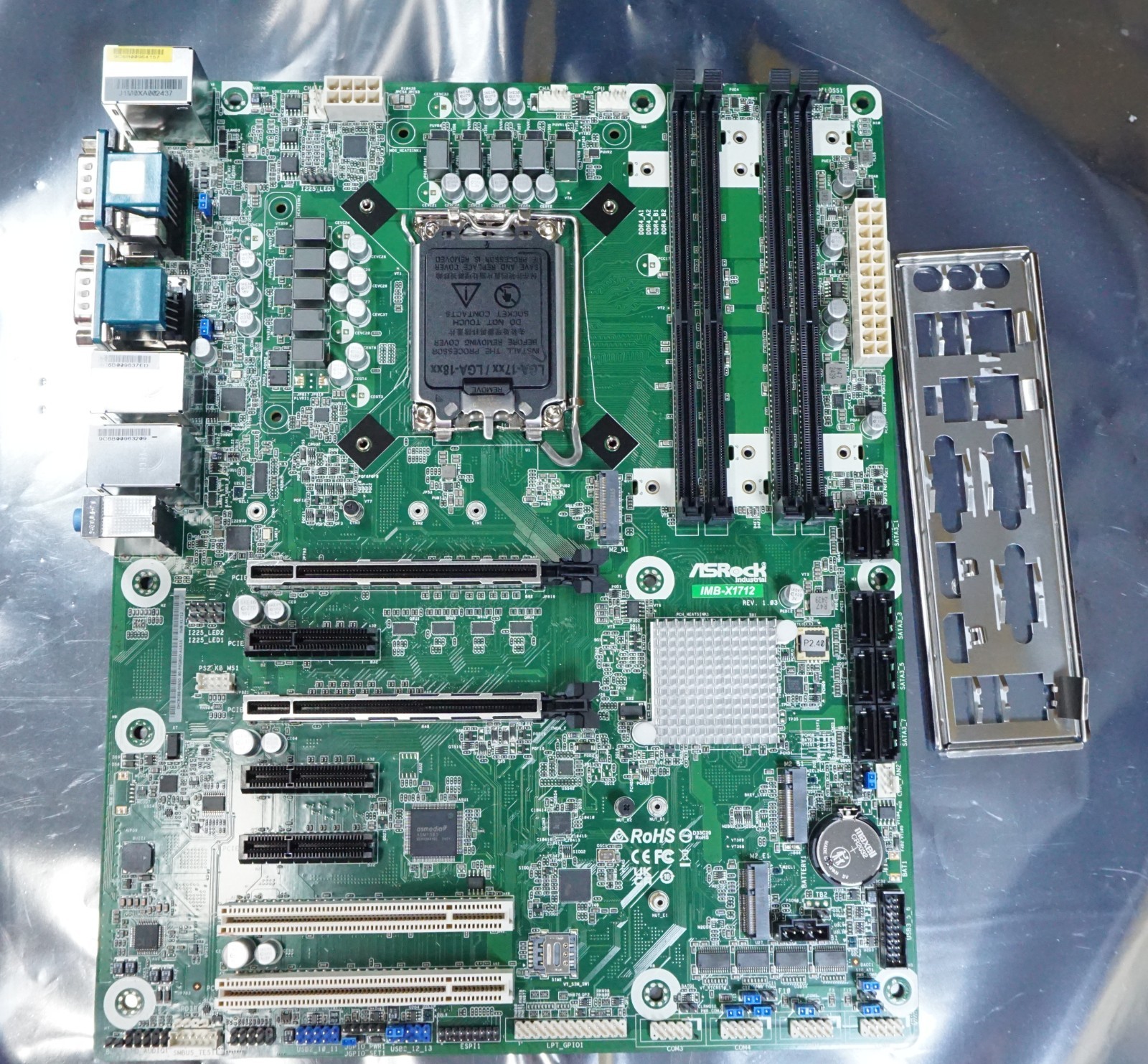 ASRock IMB-X1712 industrial ATX motherboard FOR Intel 12th, 13th, and 14th Gen