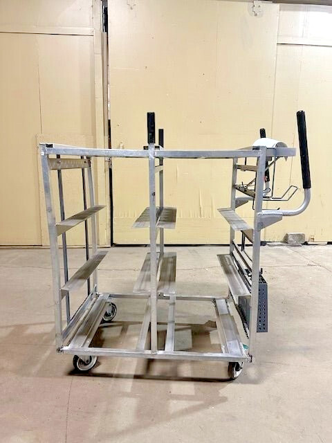 **LOT OF 2** WIN HOLT COMMERCIAL ONLINE ORDER PICKING WORK STATION CART