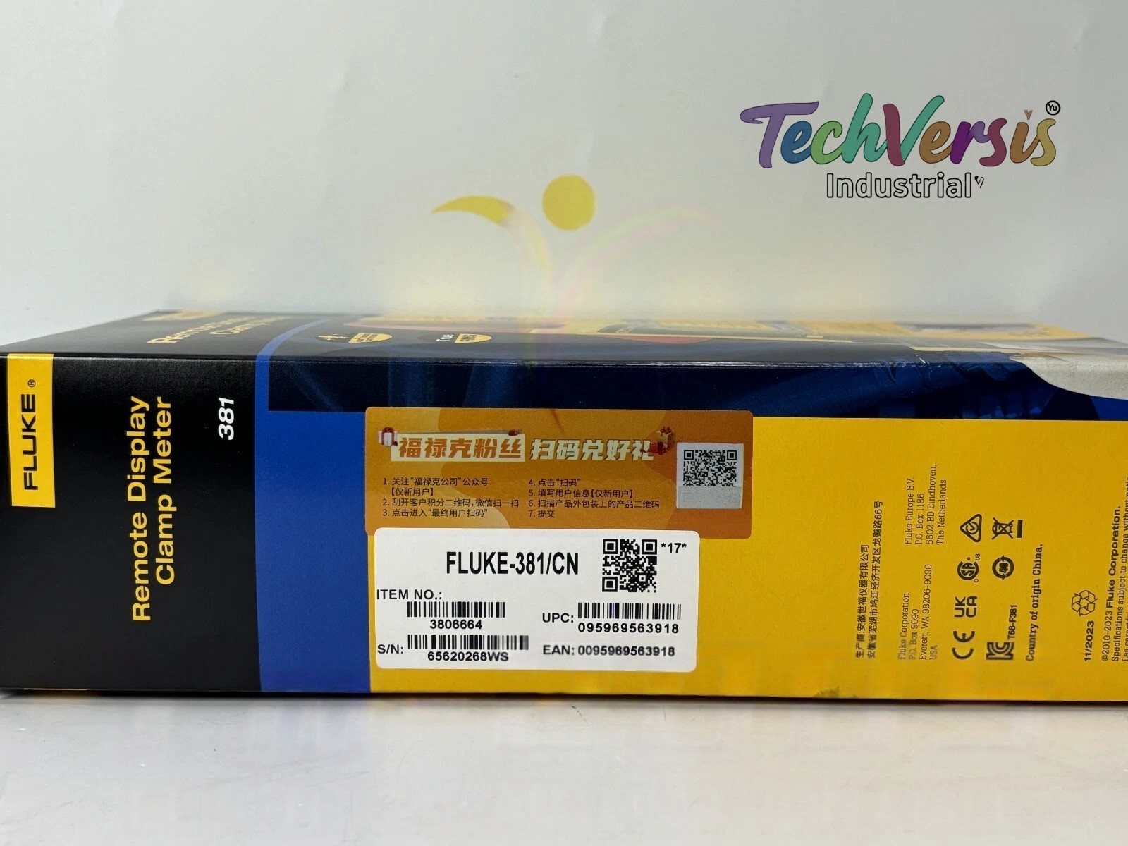 NEW Fluke 381 Remote Display True RMS AC/DC Clamp Meter with iFlex
