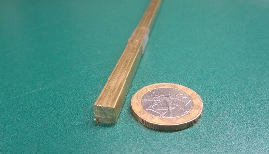 360 Brass Square Bar 1/4″ Thick x 1/4″ Wide x 60.0″ Length