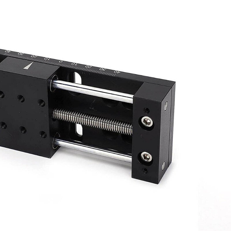 X-axis 20/40/60/80A-DB10-120 Manual Linear Stage Translating Displacement Stage-