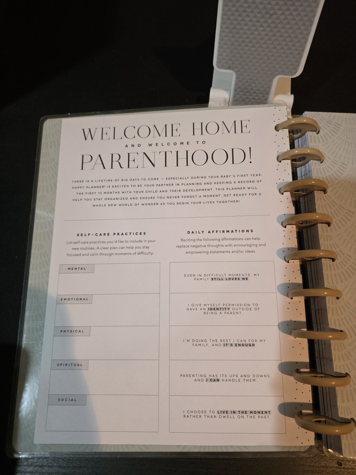 Brand New! Happy Planner Classic Baby’s First Year Layout Planner 12 Months
