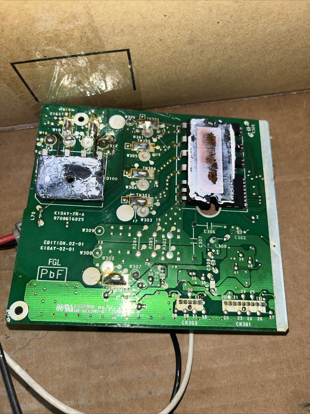 Fujitsu K10AY-02-01 Control Board K10AY-TR-A 9708616025 Mini Split 100AHUE-TR0