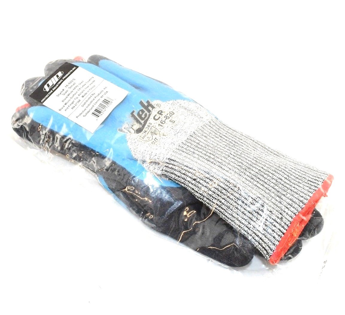 G-TEK Micro-Surface SMALL Gloves HPPE Black S Protective Industrial Products PIP
