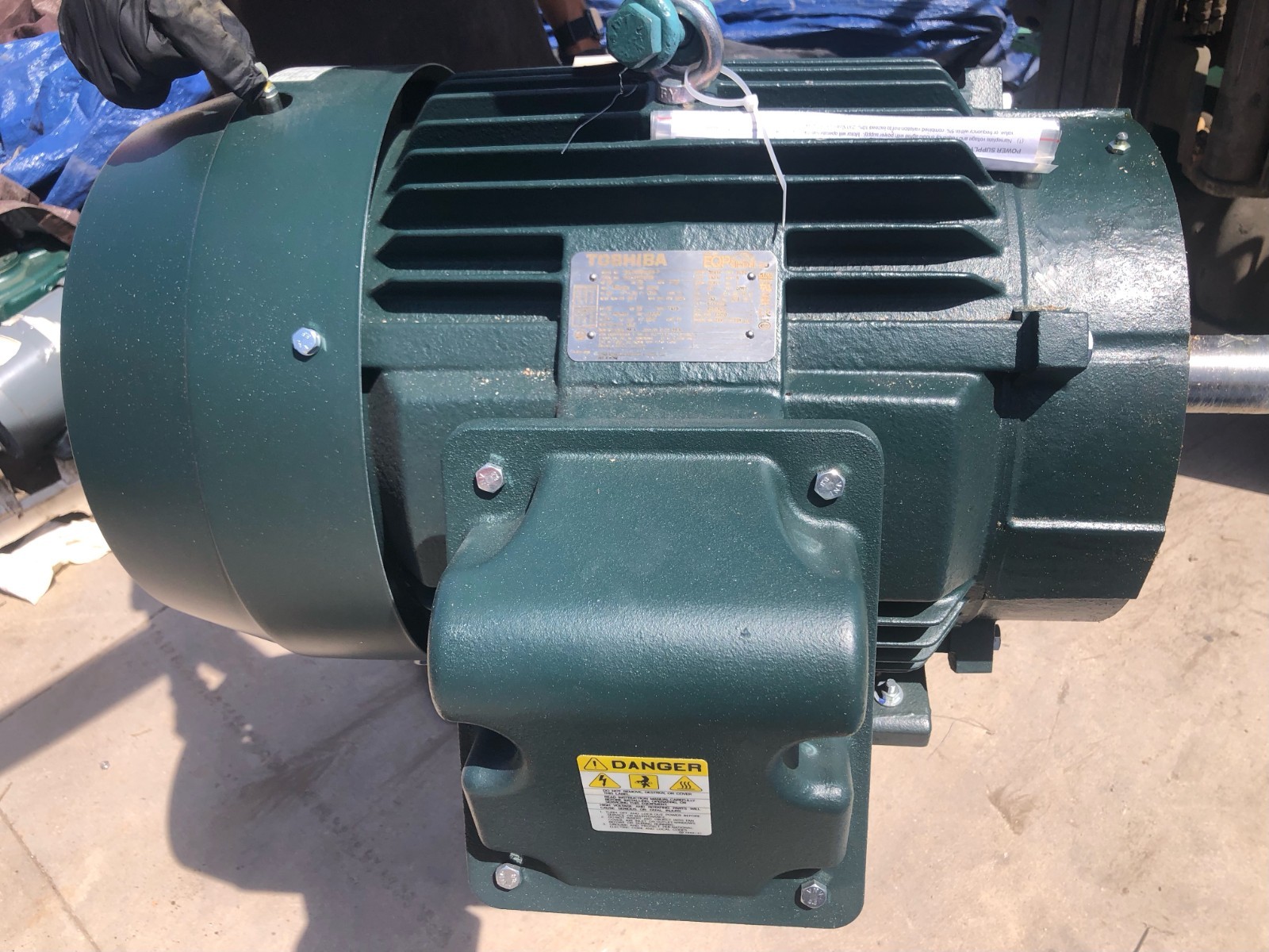 40hp 1775 RPM 324TC 230/460 TOSHIBA ELECTRIC MOTOR