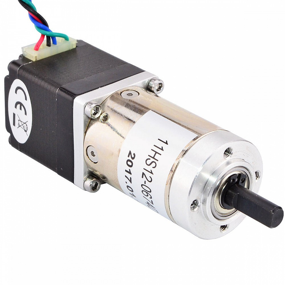 StepperOnline 11HS12-0674D1-PG100, Nema 11, 100:1 Gearbox, Bipolar Stepper Motor