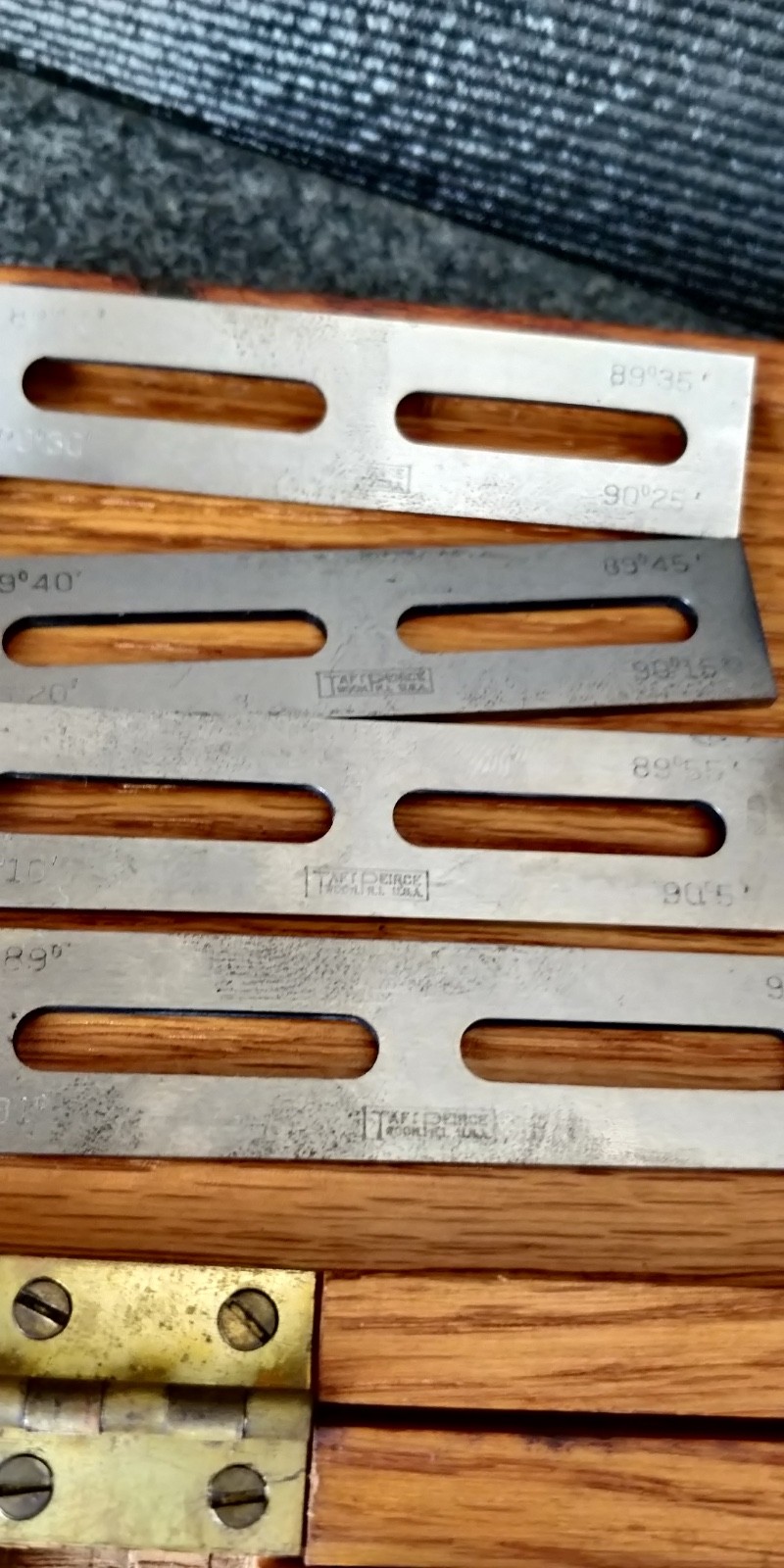 Taft Peirce Universal Angle Gage Set Vintage set complete machinist tool