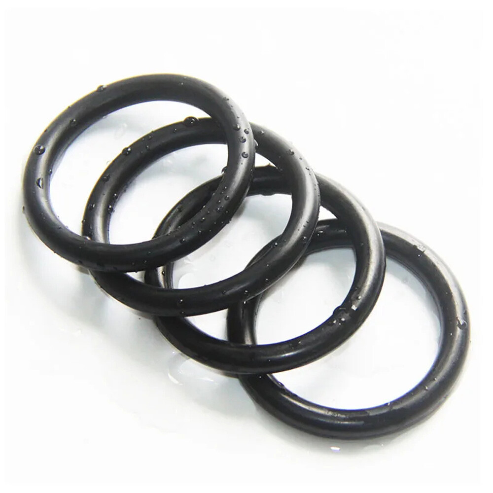 O-Rings 4mm Cross Section NBR Nitrile Rubber 12mm~450mm ID Oil Resistant Seals