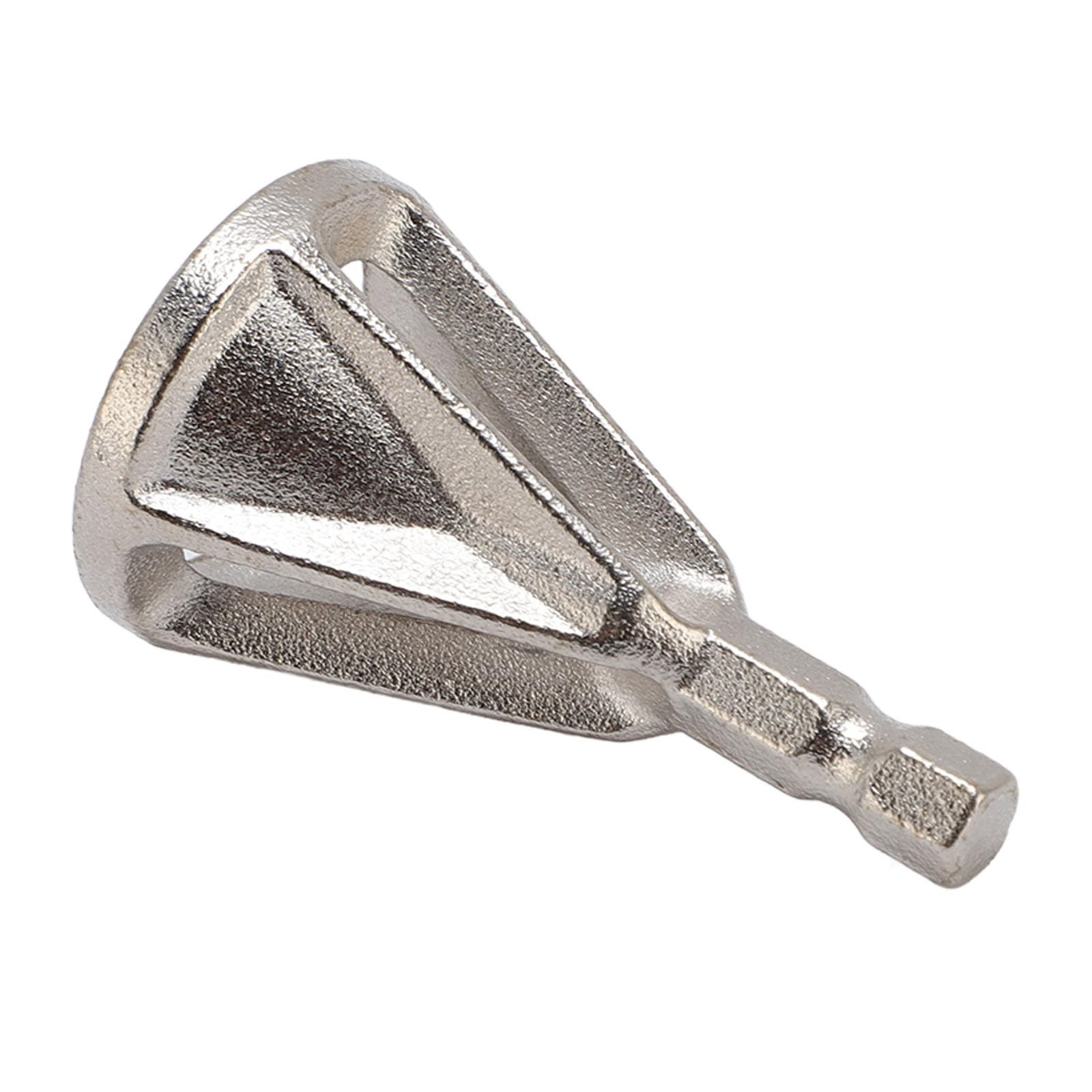 Deburring External Chamfer Tool, 4PCS High Speed Steel Bit 1/4 Hex Shank 3 Holes