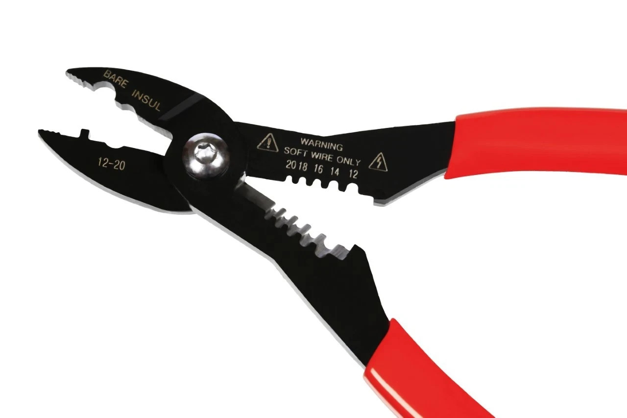 4‑in‑1 Wire Pliers | Crimper, Stripper, Cutter & Gripper | 10‑22 AWG