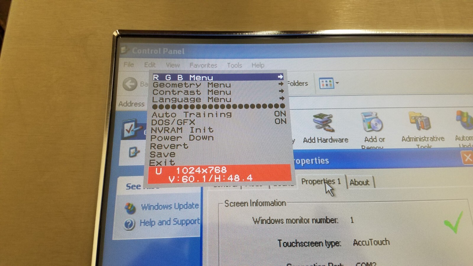 MSC Tuttlingen 18″ Industrial Touchscreen LCD Display Terminal-T HMI Panel