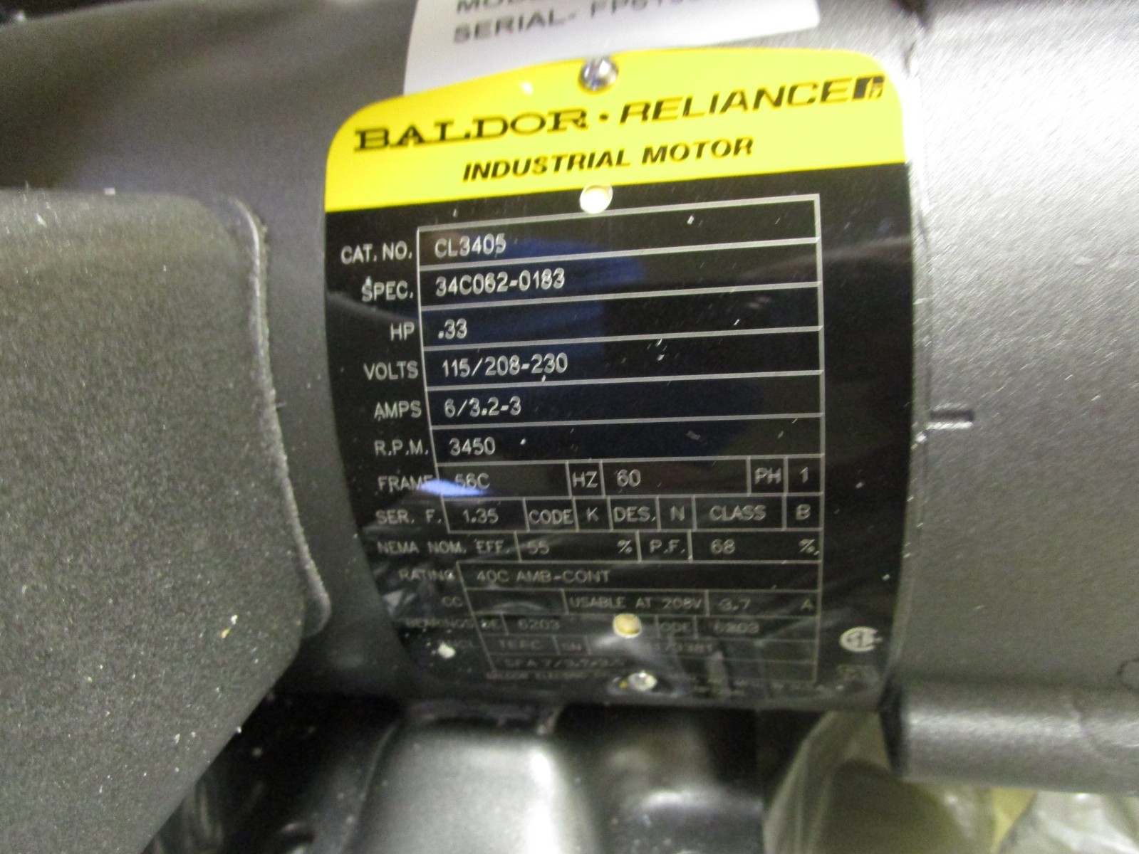 MP End Suction Centrifugal Pump and Motor Unit | MP22746 Baldor CL3405
