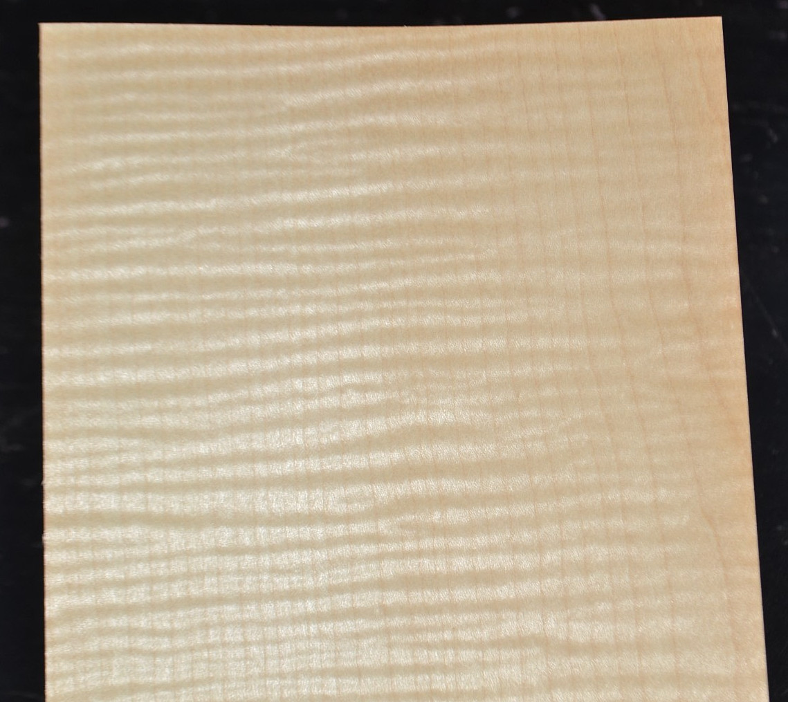 Maple Raw Wood Veneer Sheet 6 x 21 inches 1/42nd 7717-4