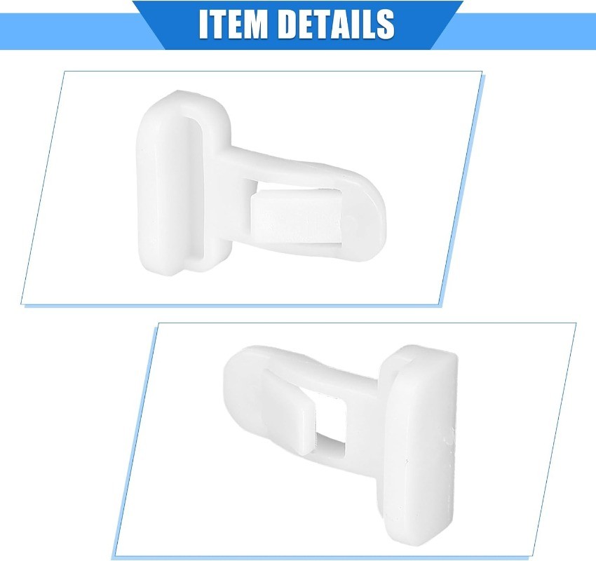 20 Pcs Durable Nylon White Front Rear Fender Bumper Spoiler Retainer Clips