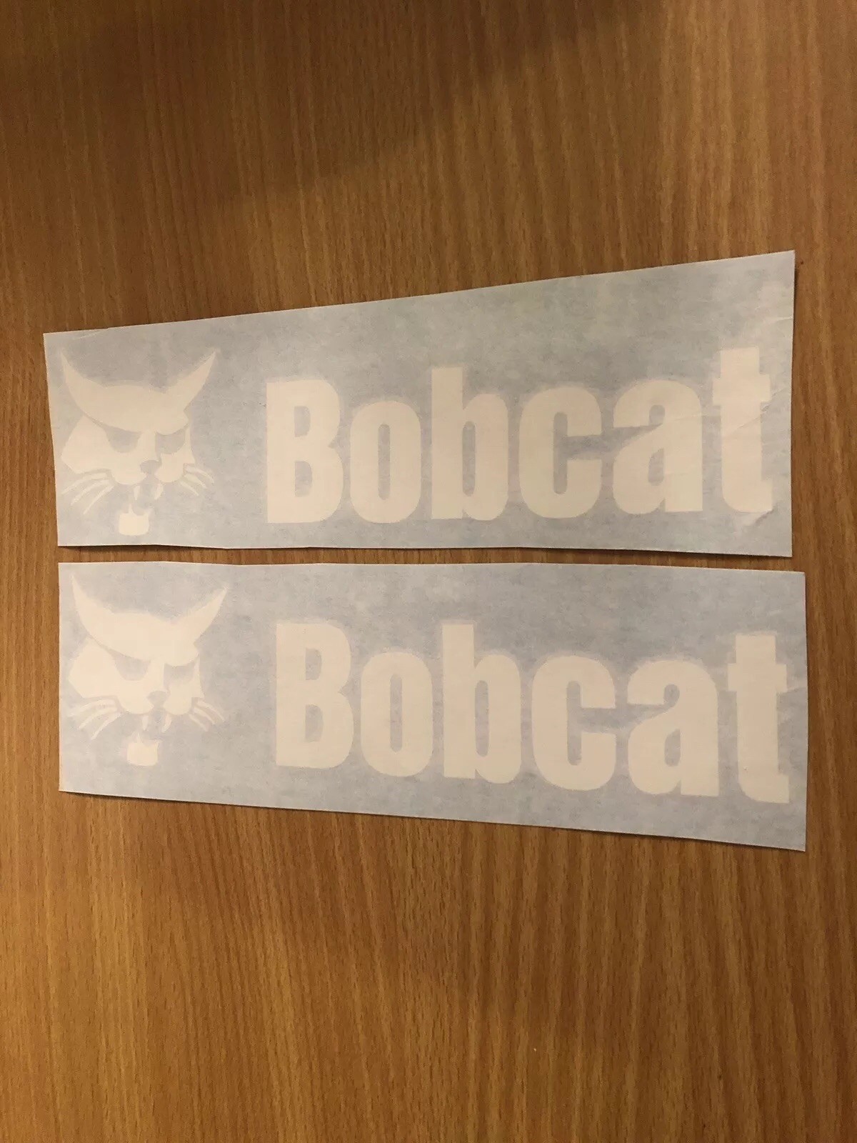 Bobcat Skid Steer 9” Decal Sticker Vinyl (set Of 2) – White