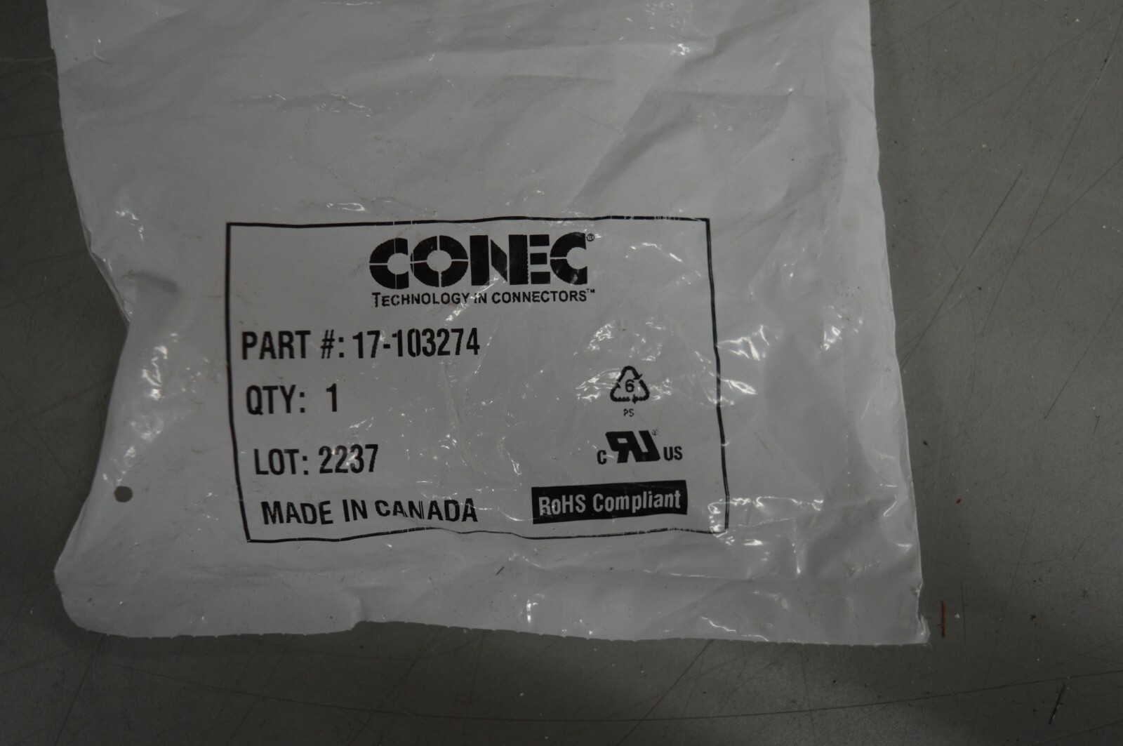 New Amphenol Conec 17-103274 Plug Modular Connector 8p8c (RJ45, Ethernet)